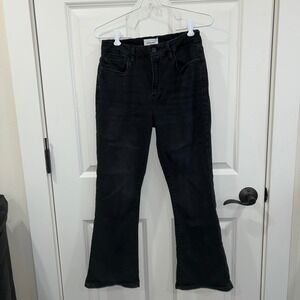 Frame Le Crop Mini‎ Boot Cut Jeans Black Size 30